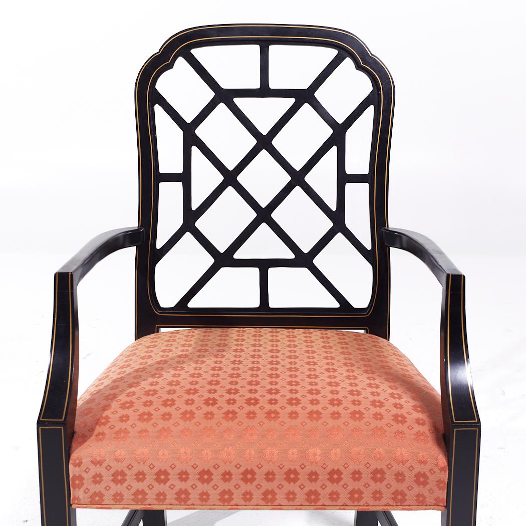 Kindel Lattice Back Dining Chairs - Set of 6 For Sale 10