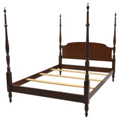 KINDEL Legacy Mahogany Chippendale Queen Size Four Poster Bed