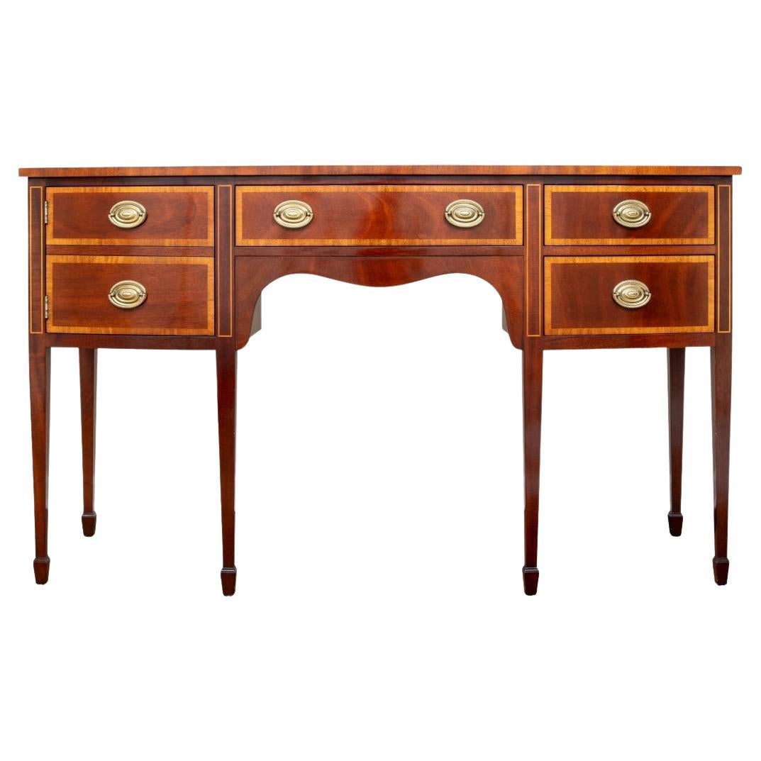 Kindel Mahogany Bow Front Sideboard