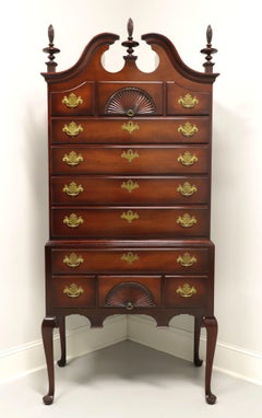 KINDEL Mahogany Queen Anne Style Highboy Chest