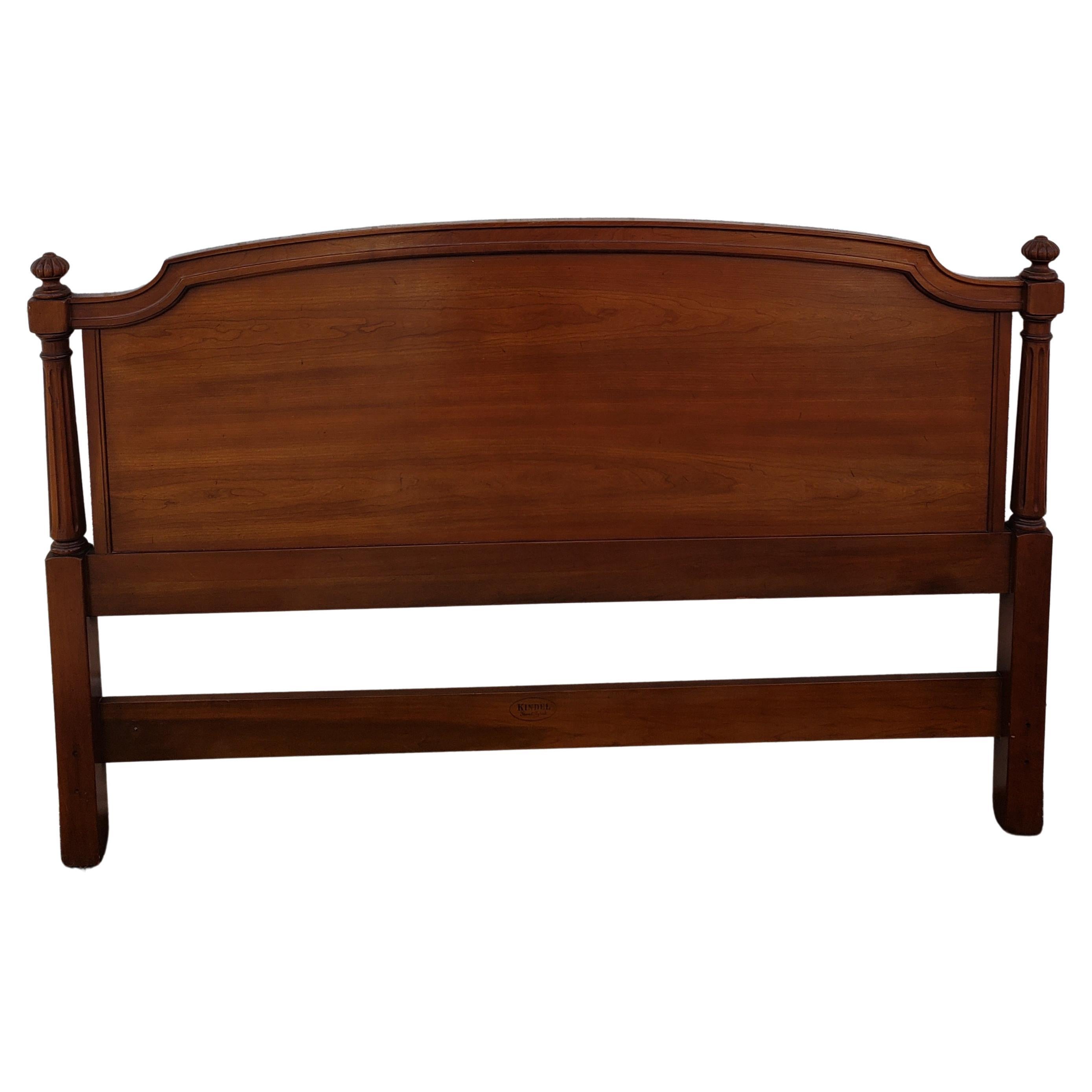 Kindel Mahogany Queen Size Headboard, circa 1970s 5