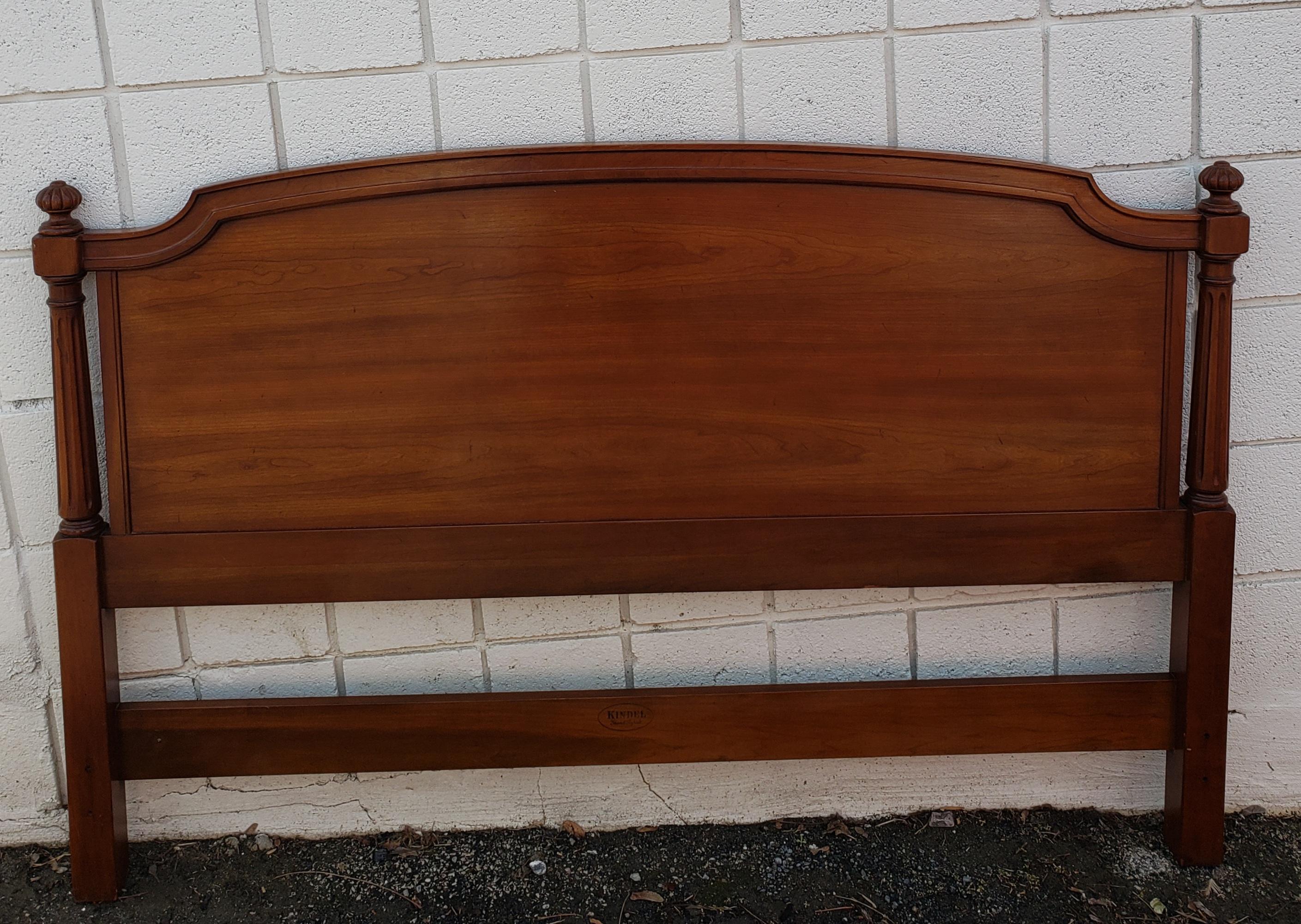 Kindel Mahogany Queen Size Headboard, circa 1970s 6