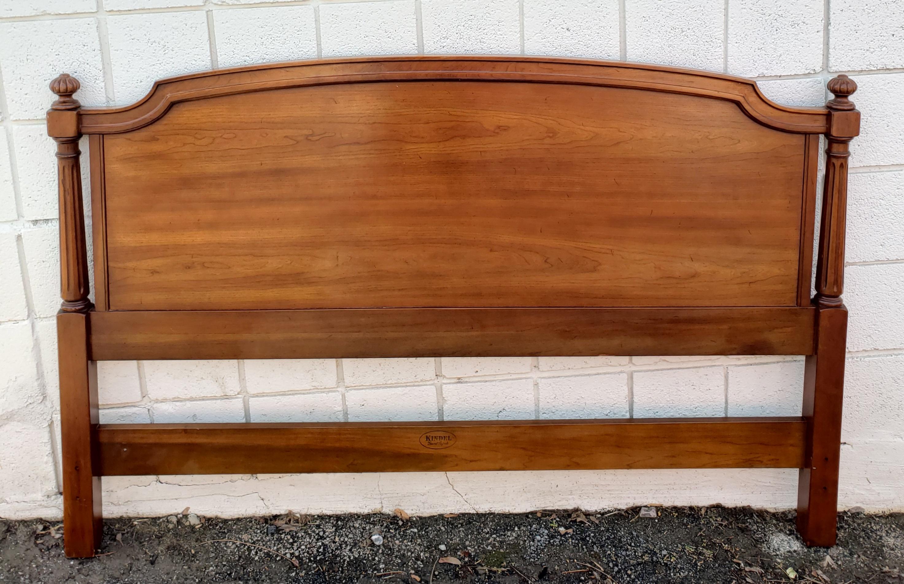 Kindel Mahogany Queen Size Headboard, circa 1970s 7