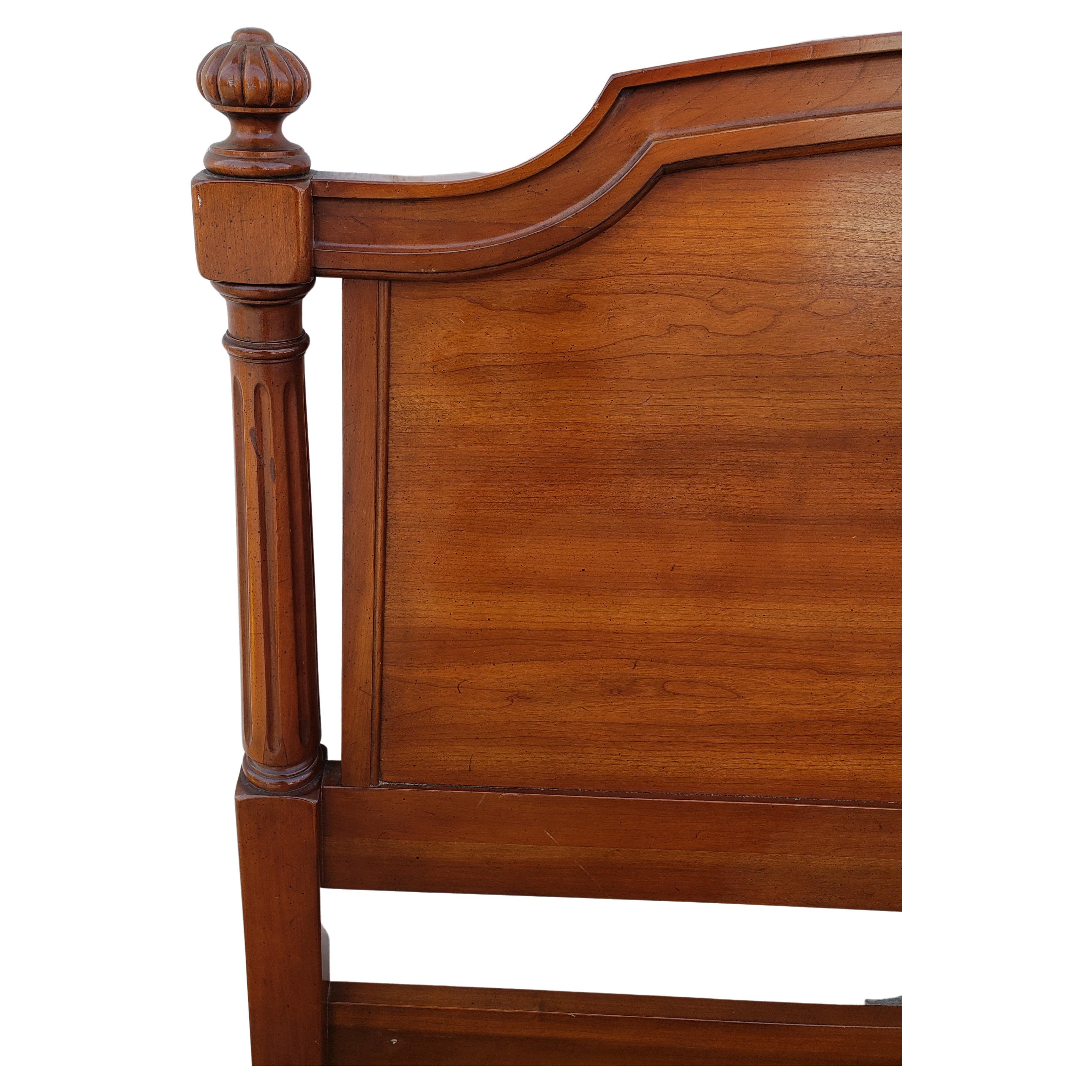 Kindel Mahogany Queen Size Headboard, circa 1970s In Good Condition In Germantown, MD