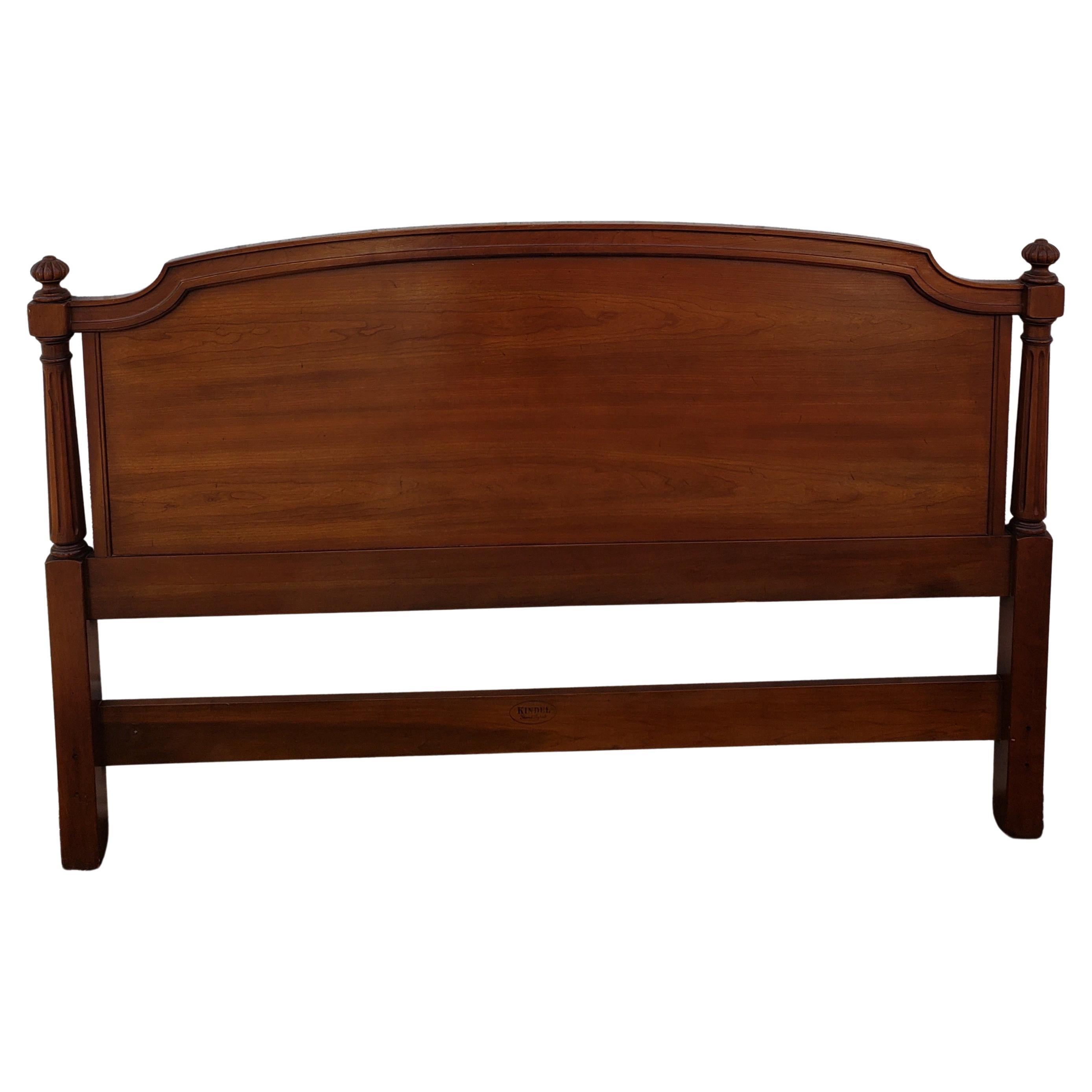 20th Century Kindel Mahogany Queen Size Headboard, circa 1970s