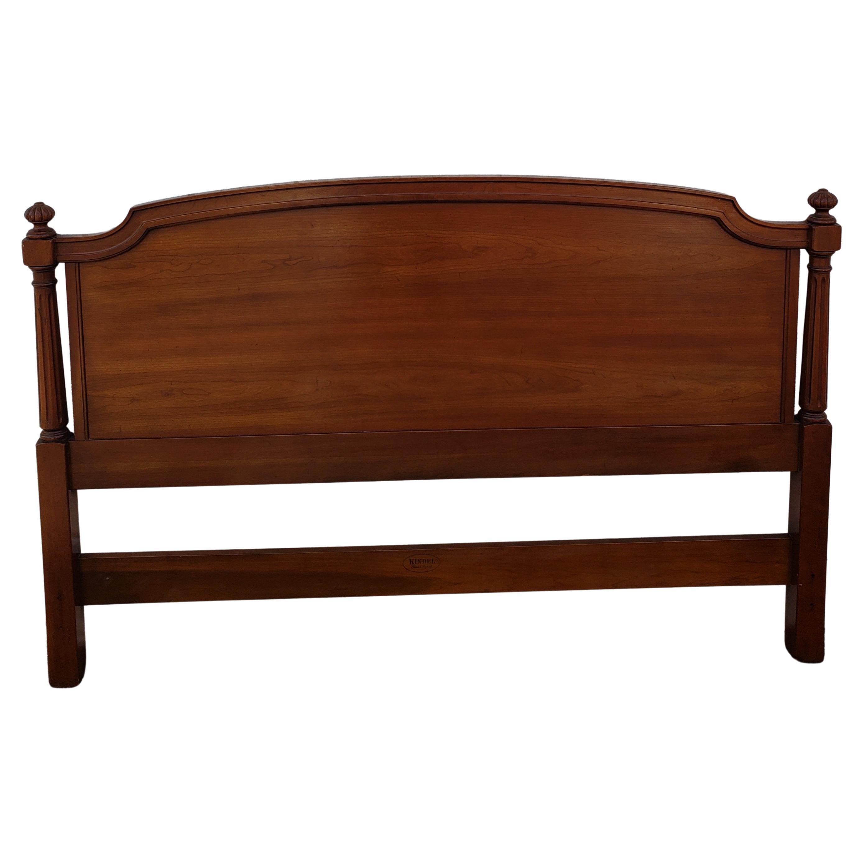 Kindel Mahogany Queen Size Headboard, circa 1970s 1