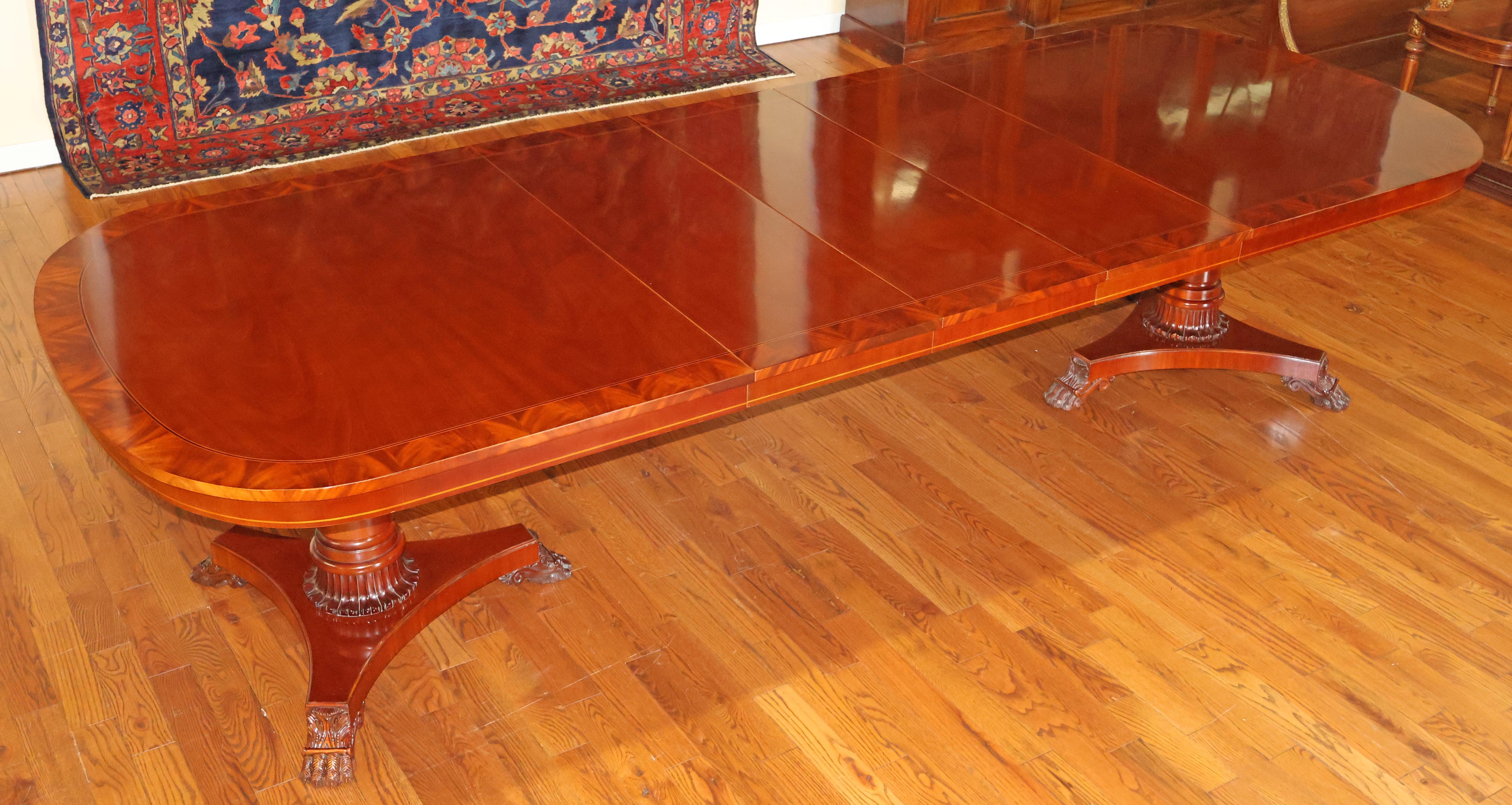 Kindel National Trust Empire Neo Classical Style Mahogany Dining Table

Dimensions : 128