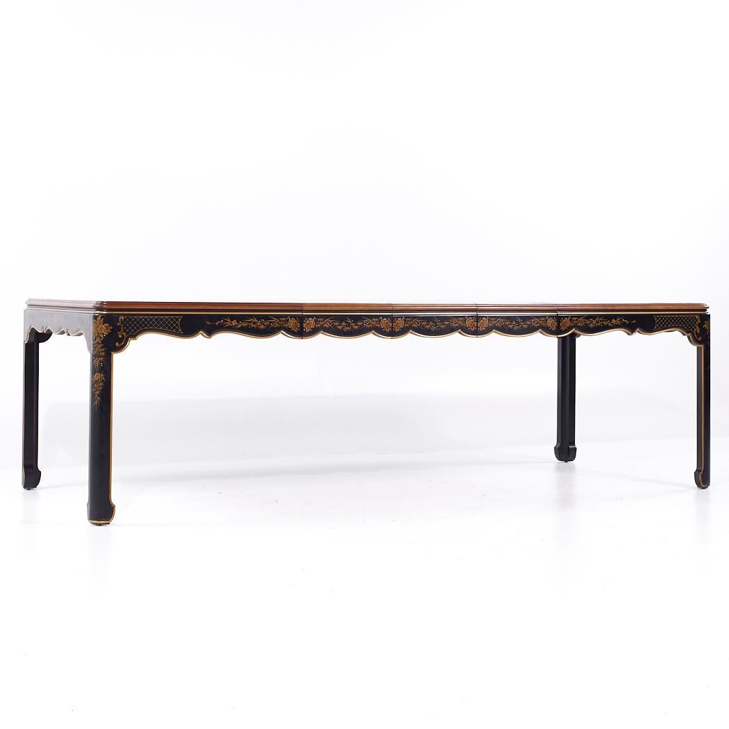 Kindel Walnut Expanding Dining Table with 3 Leaves For Sale 7