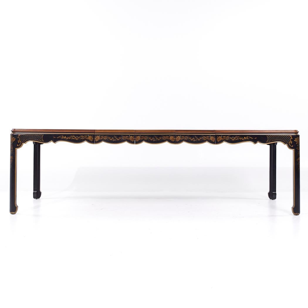 Kindel Walnut Expanding Dining Table with 3 Leaves For Sale 8