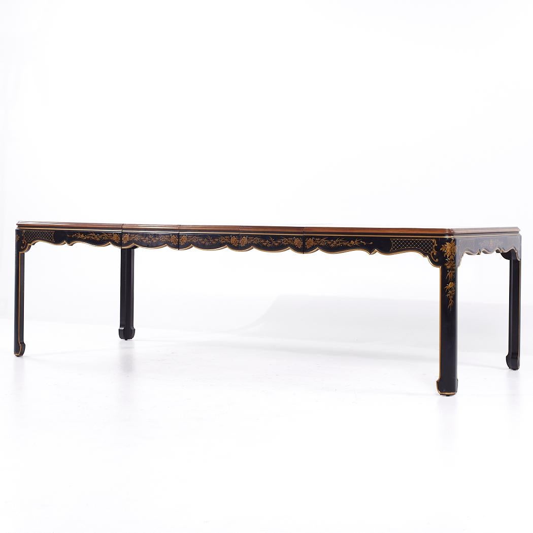 Kindel Walnut Expanding Dining Table with 3 Leaves For Sale 9