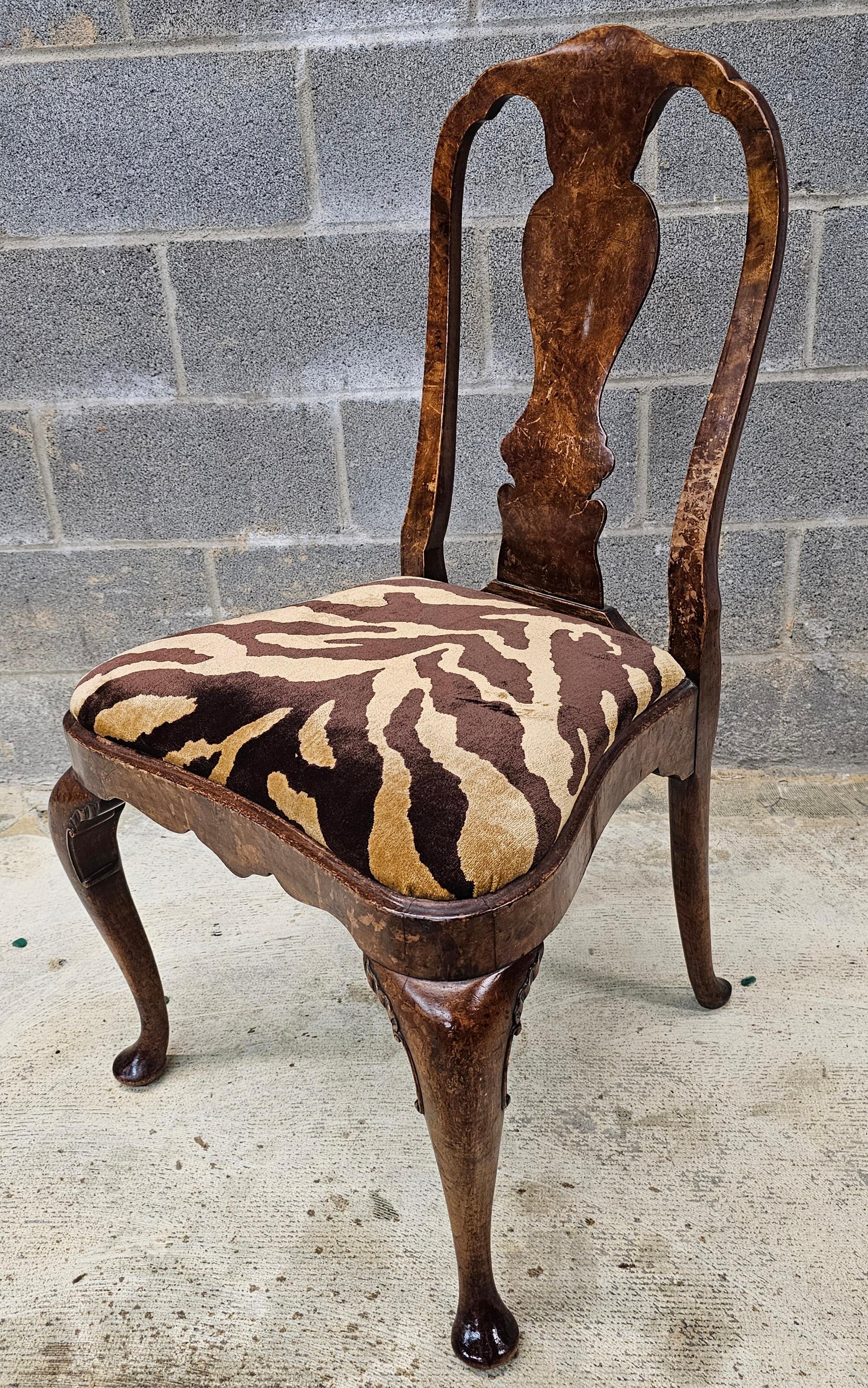 Américain Kindel Winterthur Collection Chaise d'appoint géorgienne en acajou massif sculpté en vente