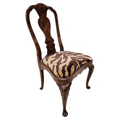Kindel Winterthur Collection Georgian Carved Solid Mahogany Side Chair