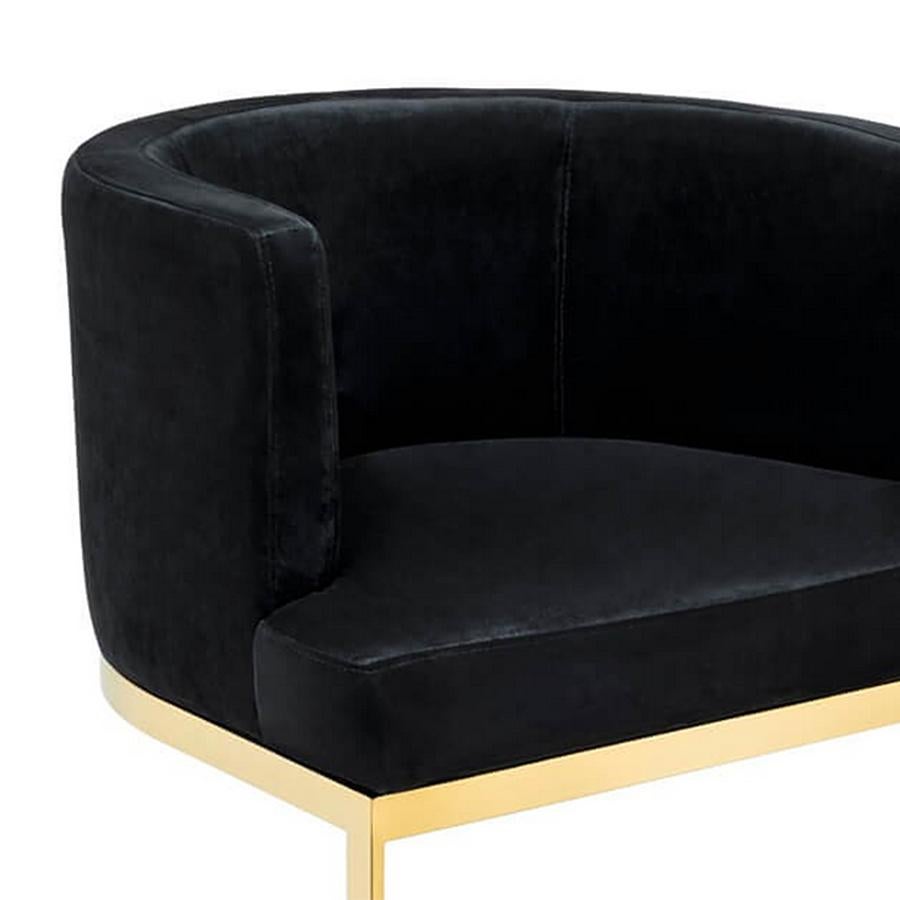Contemporary Kindly Green or Black Armchair For Sale