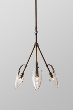 Kinesis ‘P.3’ Pendant in Antique Brass by Matthew Fairbank