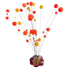 Kinetic Ball Sculpture Model Orbit Swinging Mobile Vintage Denmark