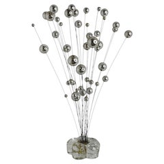 Kinetic Ball Sculpture Model Orbit Swinging Mobile Vintage Denmark