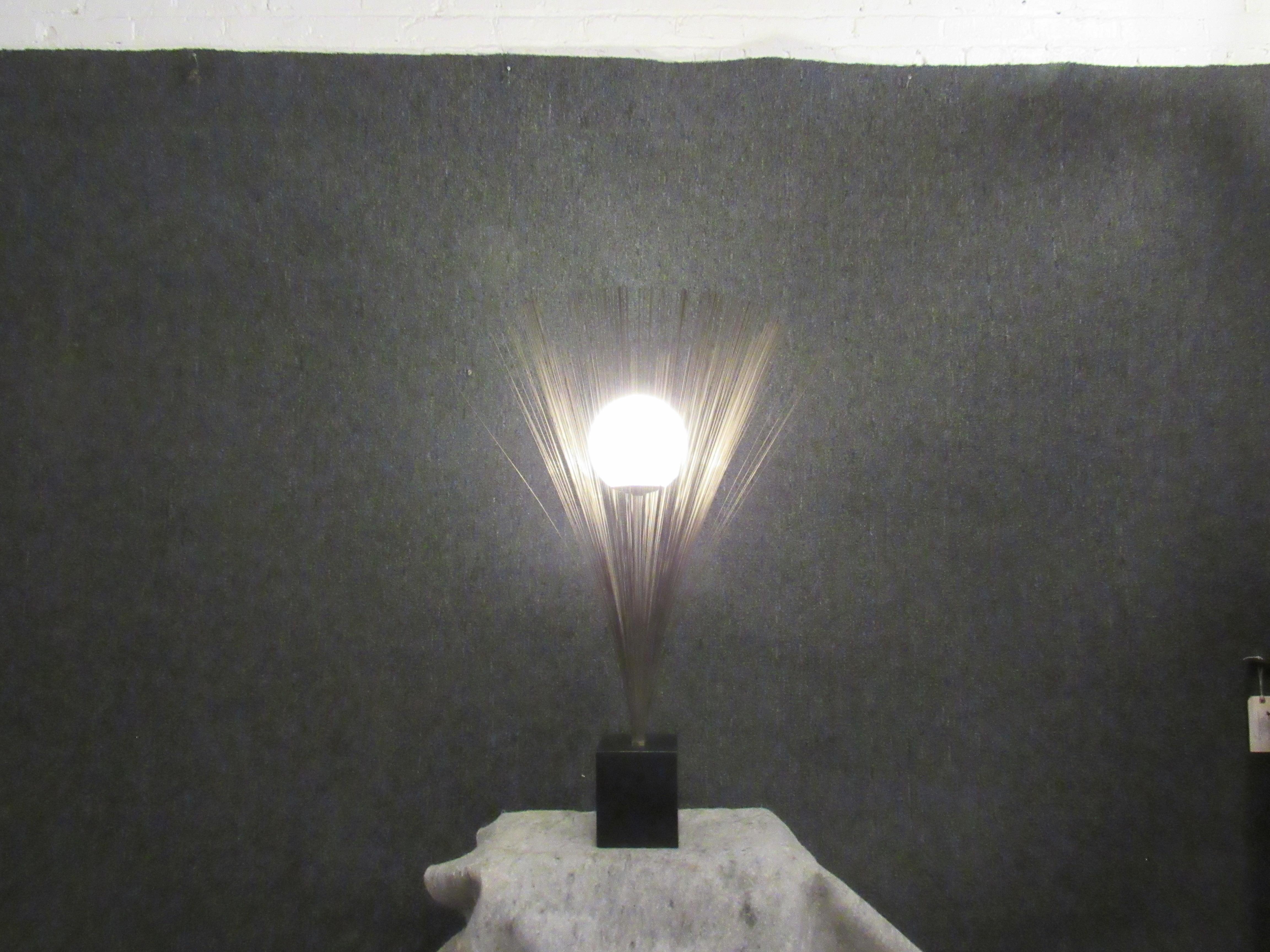 Kinetic Bertoia Style Lamp by Laurel For Sale 2