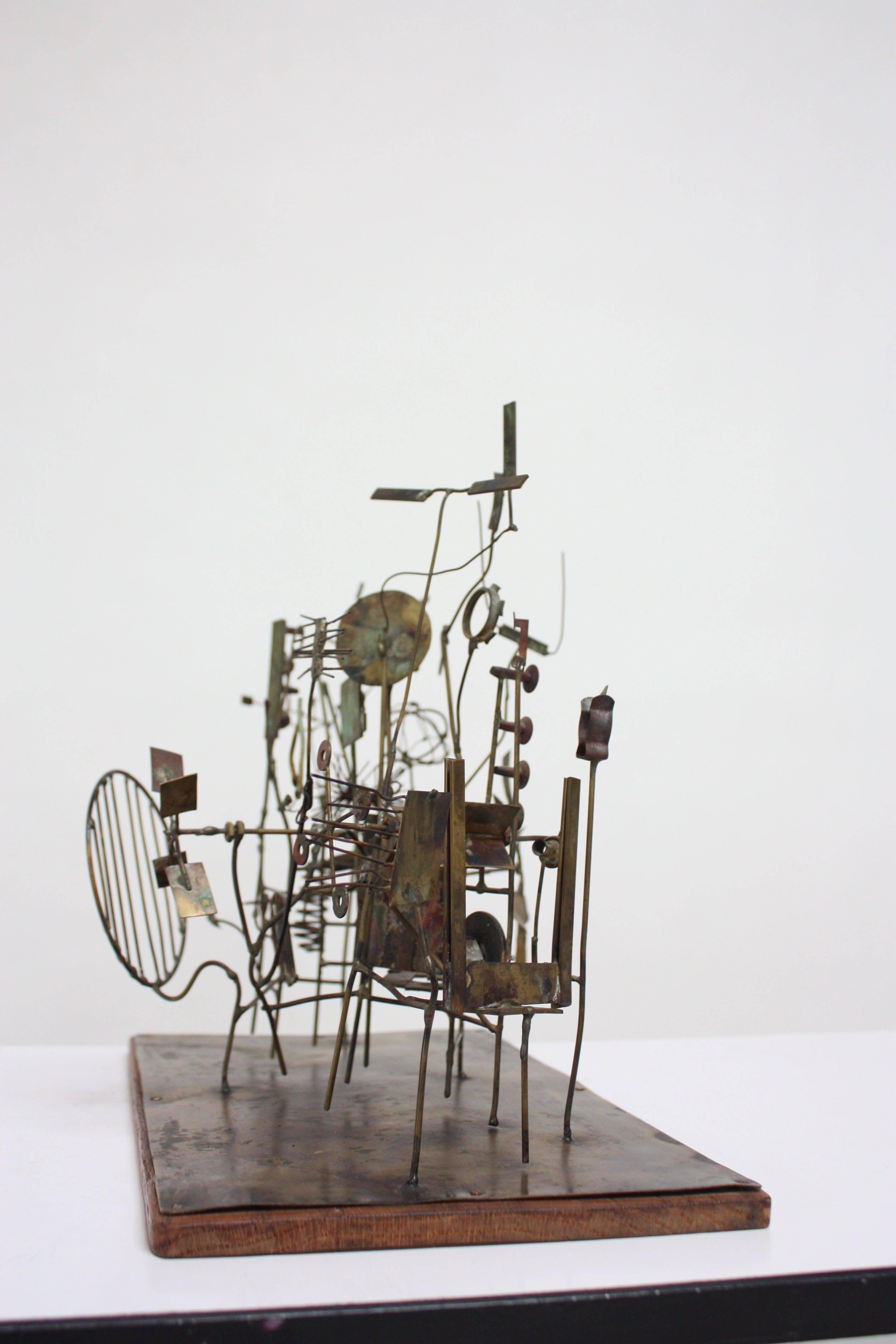 Mid-20th Century Kinetic Brutalist 'Carnival' Sculpture by David Hall-Coleman