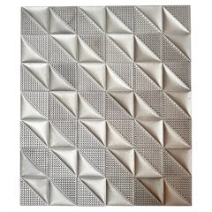 Kinetic Cast Aluminum Wall Art by L'Oeuf Centre d'Etudes, France, 1972