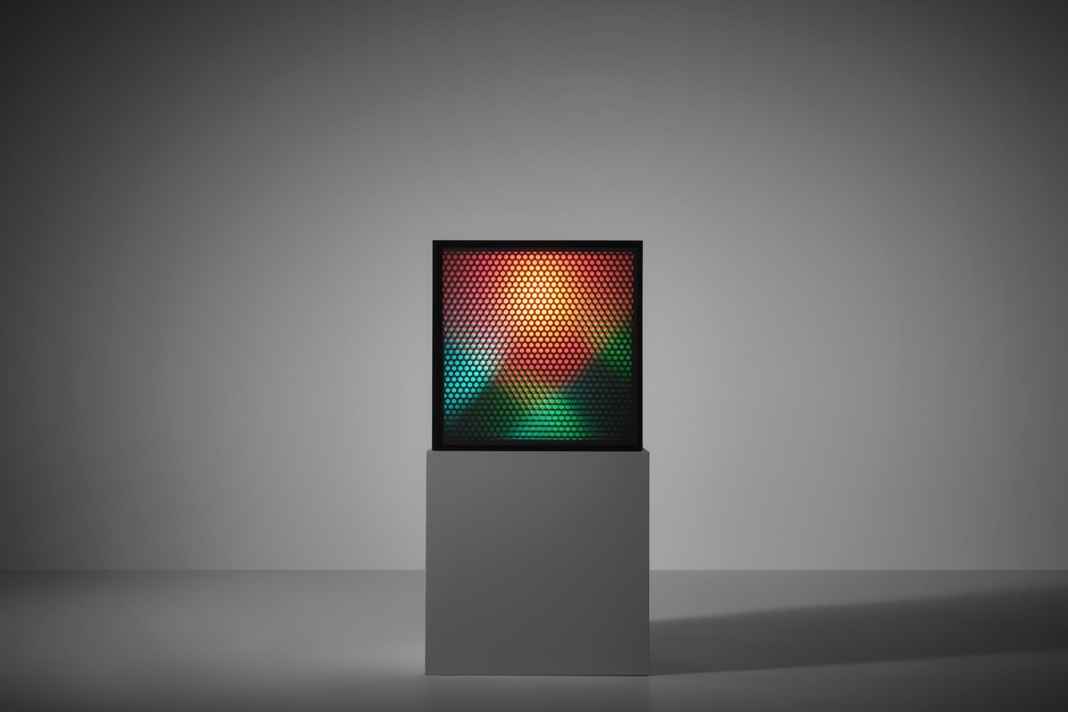 Milieu du XXe siècle Sculpture cinétique lumineuse 