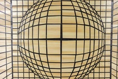 Kinetic Panel in Straw Marquetry, Contemporary Work