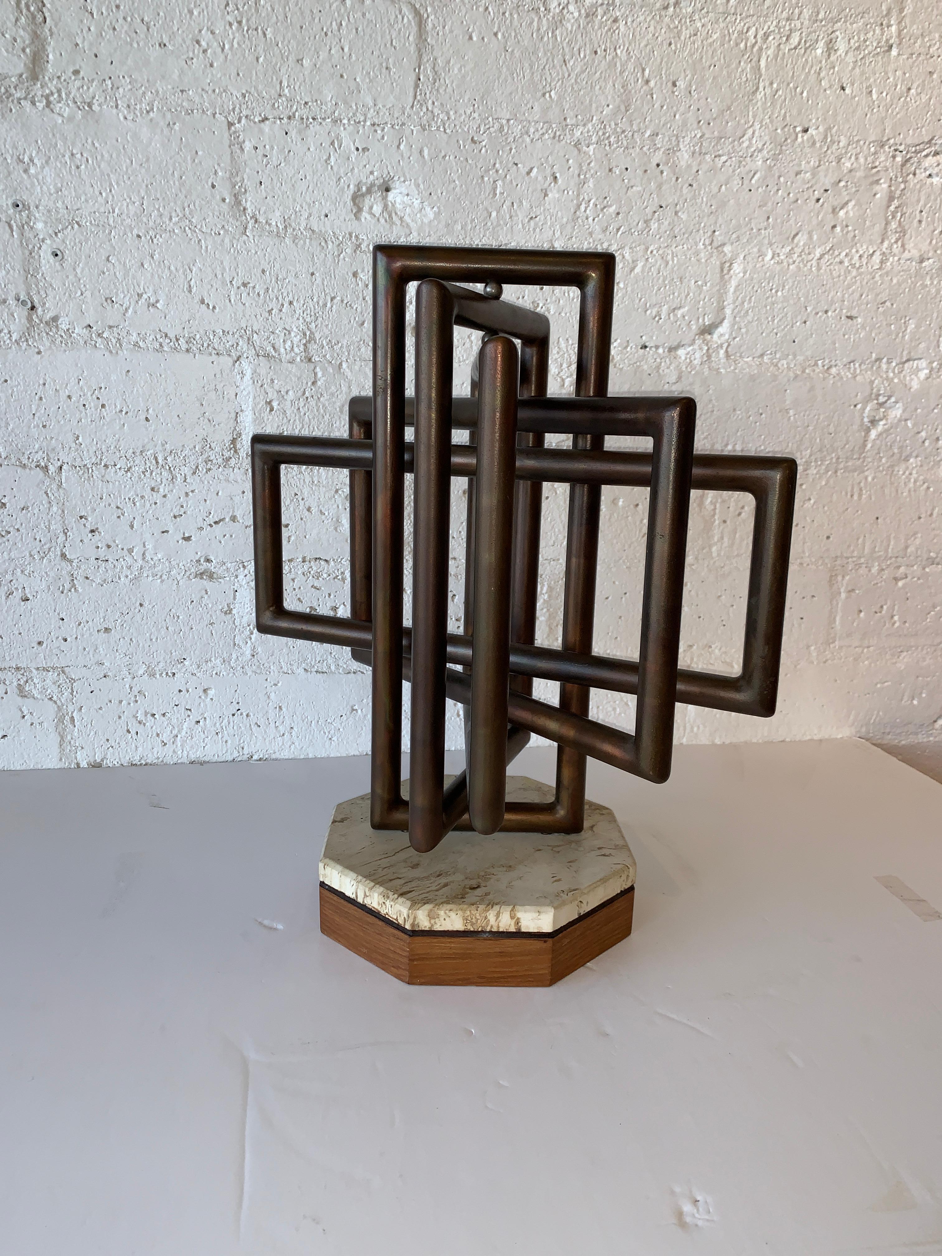 Hand-Crafted Kinetic Sculpture Noted Artist Dennis Stewart