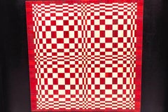 Kinetic Straw Marquetry Panel, Contemporary Work