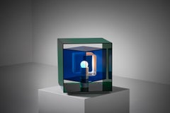 Lámpara de mesa cinética mod. "Caleidoscopio" de Giorgio Longoni para Stilnovo