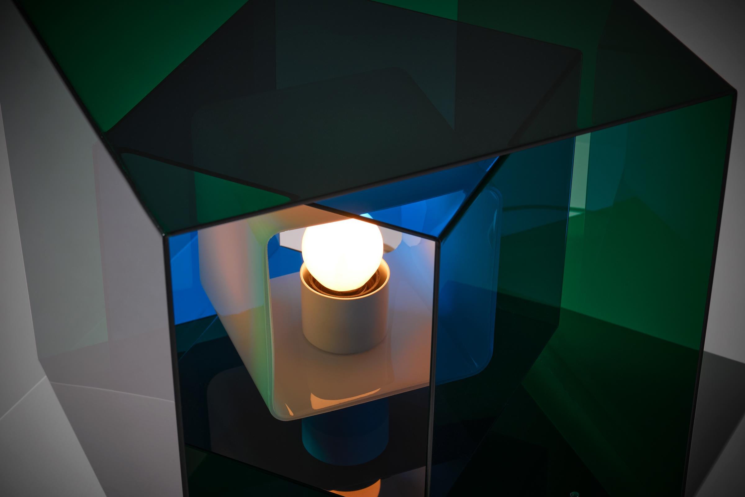 Mid-Century Modern Kinetic table lamp mod. 