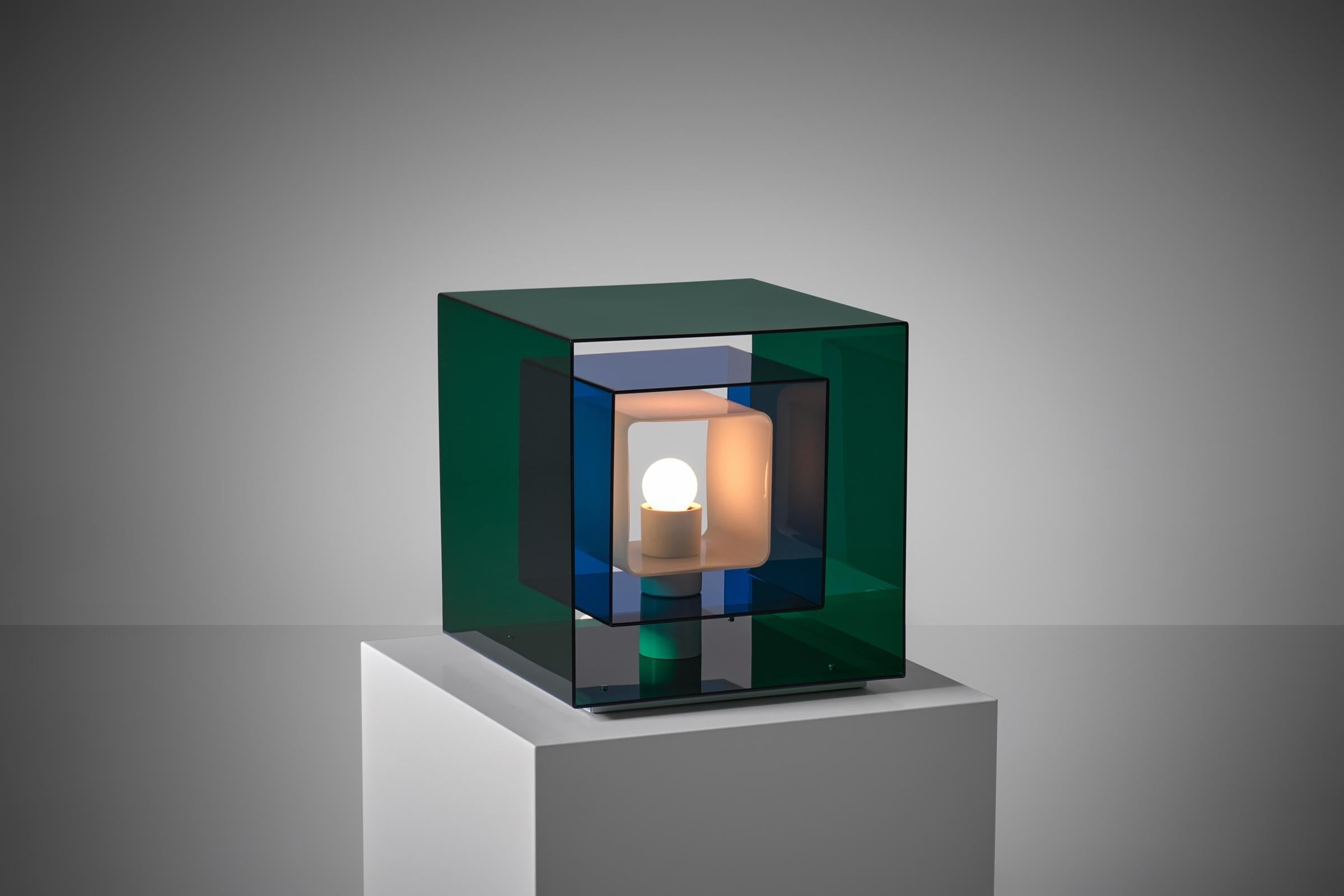 Mid-20th Century Kinetic table lamp mod. 