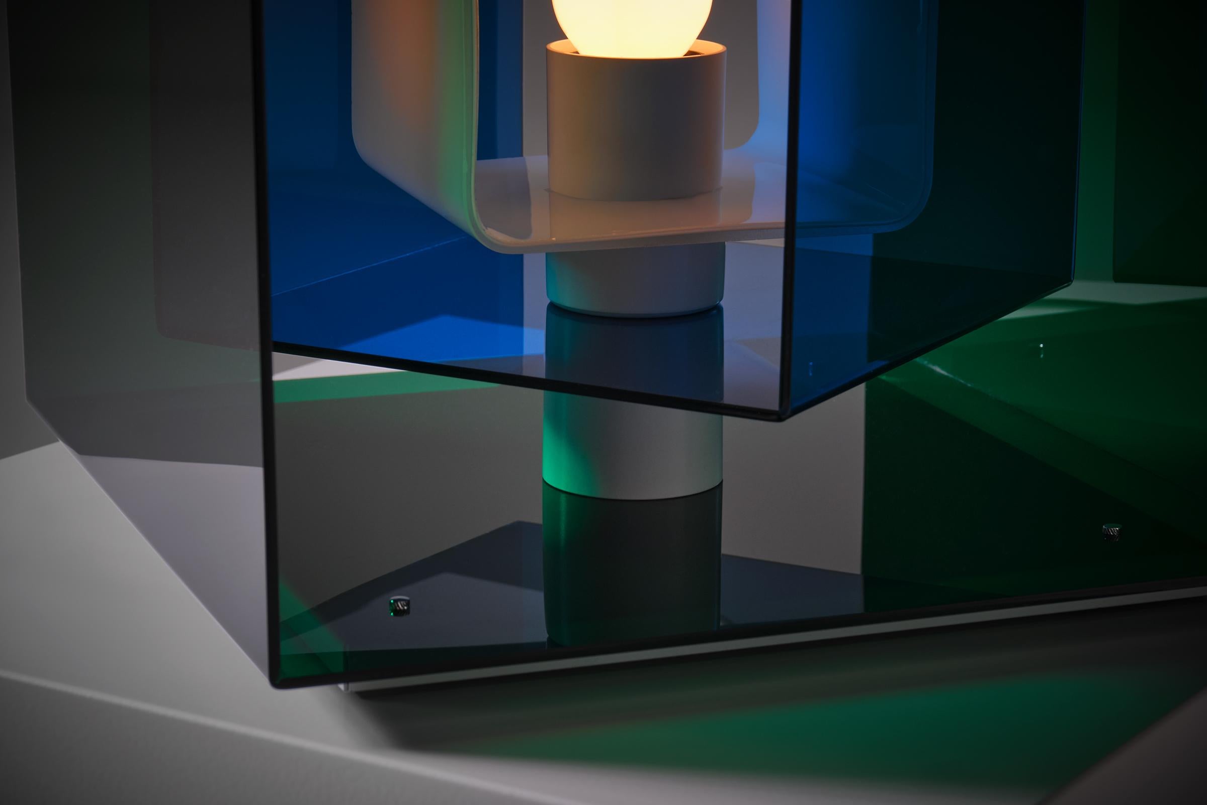 Kinetic table lamp mod. 