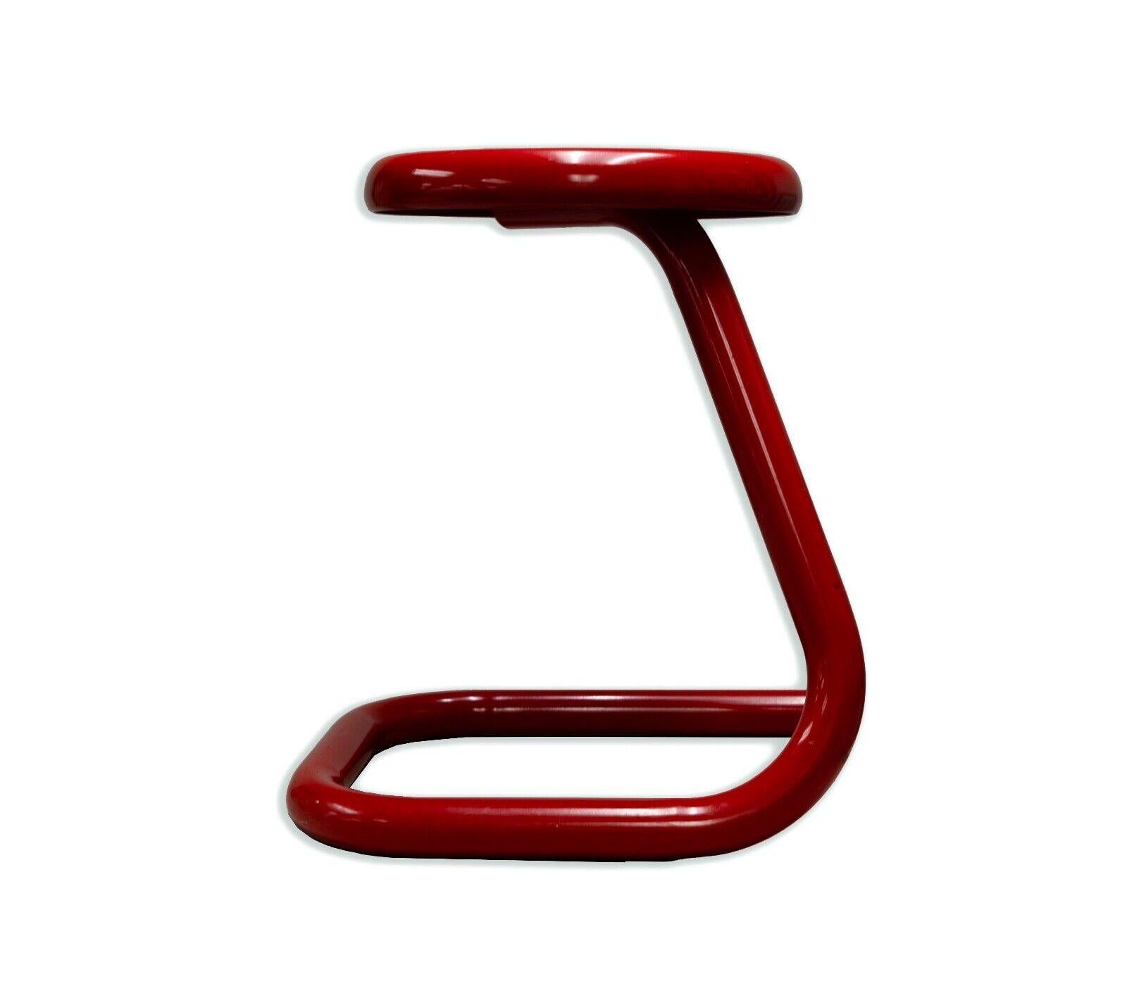 Kinetics Red Paperclip Stool Contemporary Modern Post Modern Seller Approved by  In Good Condition In Keego Harbor, MI