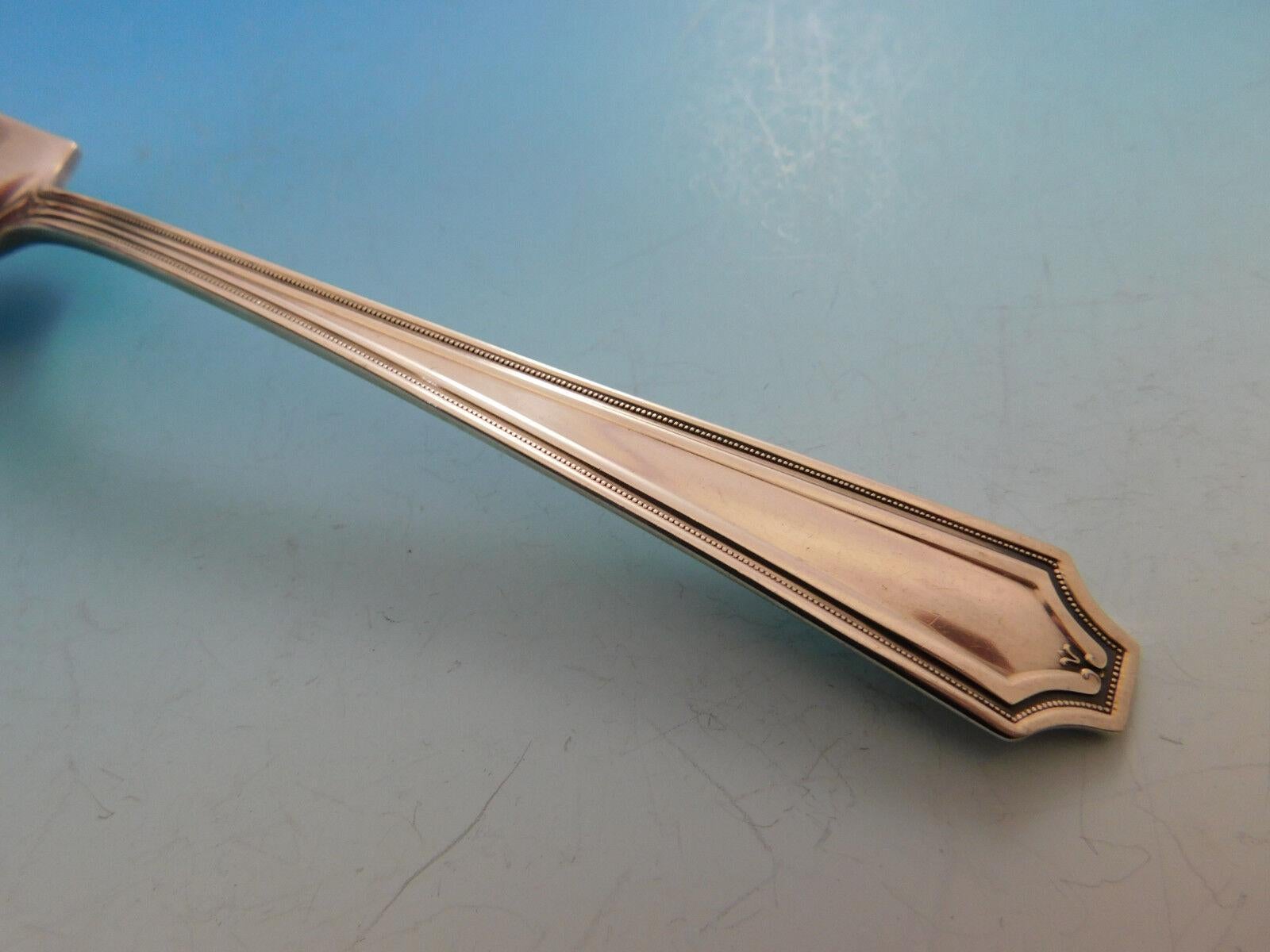 Service de couverts pour 12 pièces en argent sterling de King Albert by Whiting 48 pièces Excellent état - En vente à Big Bend, WI