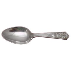 King and Queen Design by Tiffany Sterling Silver Baby Spoon with King