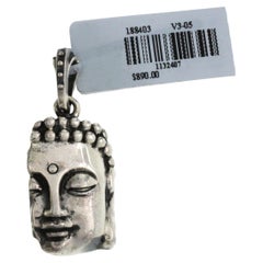 King Baby 925 Sterling Silver Stone Buddha Pendant