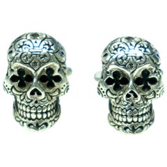 Used King Baby Day of the Dead Cufflinks