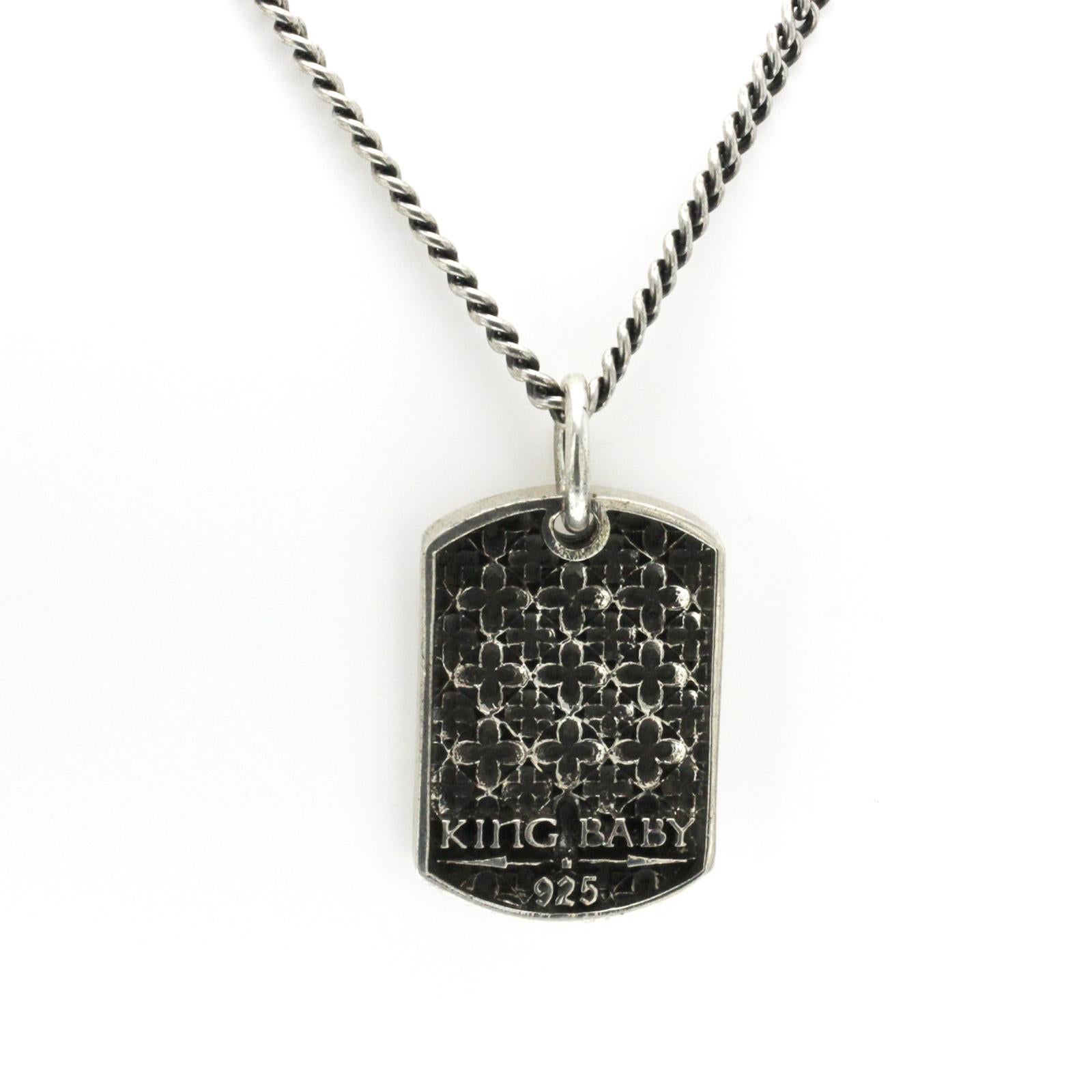 100% Authentic, 100% Customer Satisfaction

Pendant: 34 mm

Chain: 3.5 mm

Size: 24 Inches

Metal: 925 Sterling Silver

Hallmarks: King Baby 925

Total Weight: 37.2 Grams

Stone Type: Diamond

Condition: New

Estimated Price: $1250

Stock Number: U32