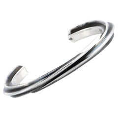 Used King Baby Silver Shooting Star Cuff Bracelet