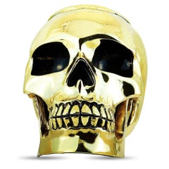 King Baby Skull Brass Alloy Candle Holder