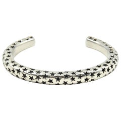 King Baby Star Sterling Silver Cuff Bracelet