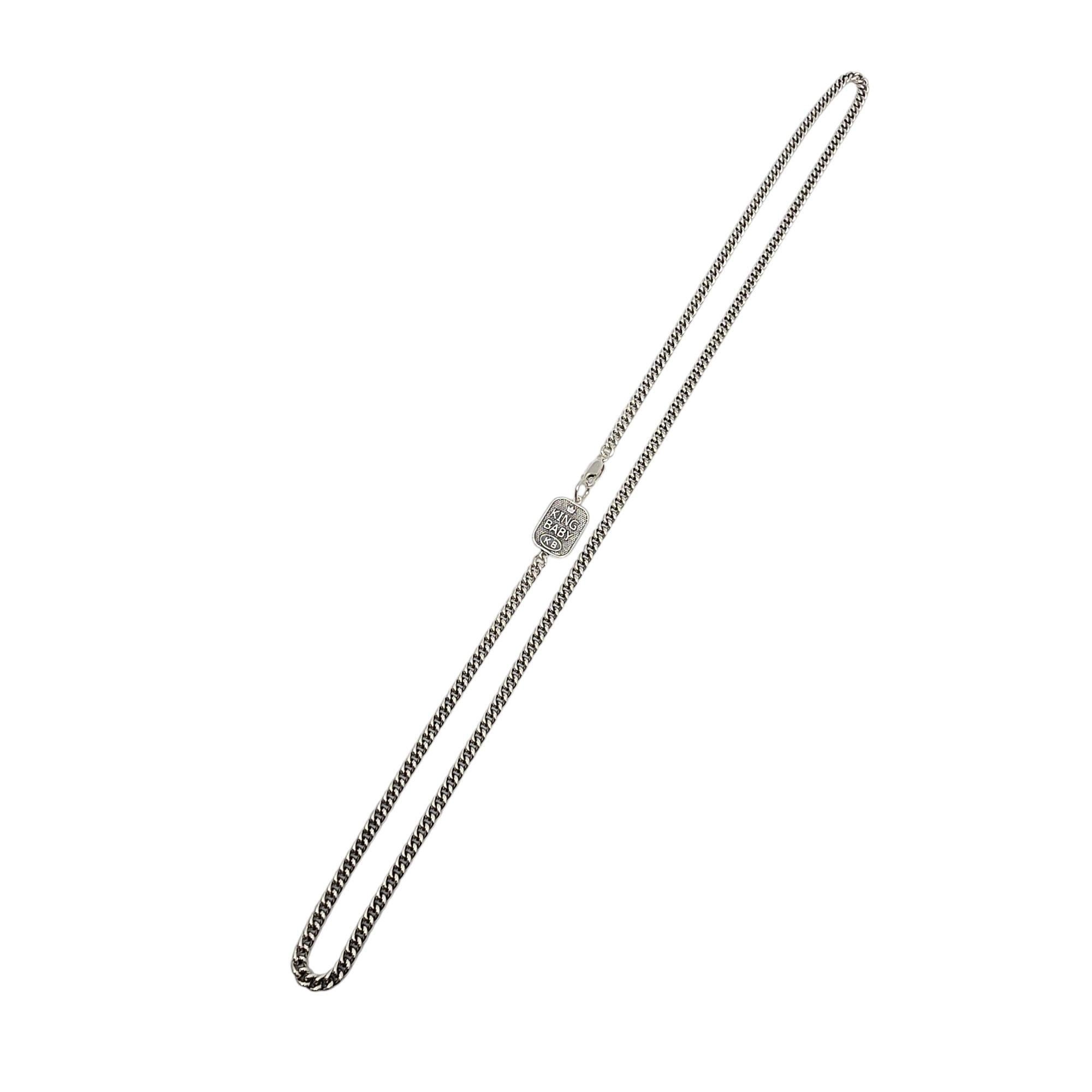 King Baby Sterling Silver 24
