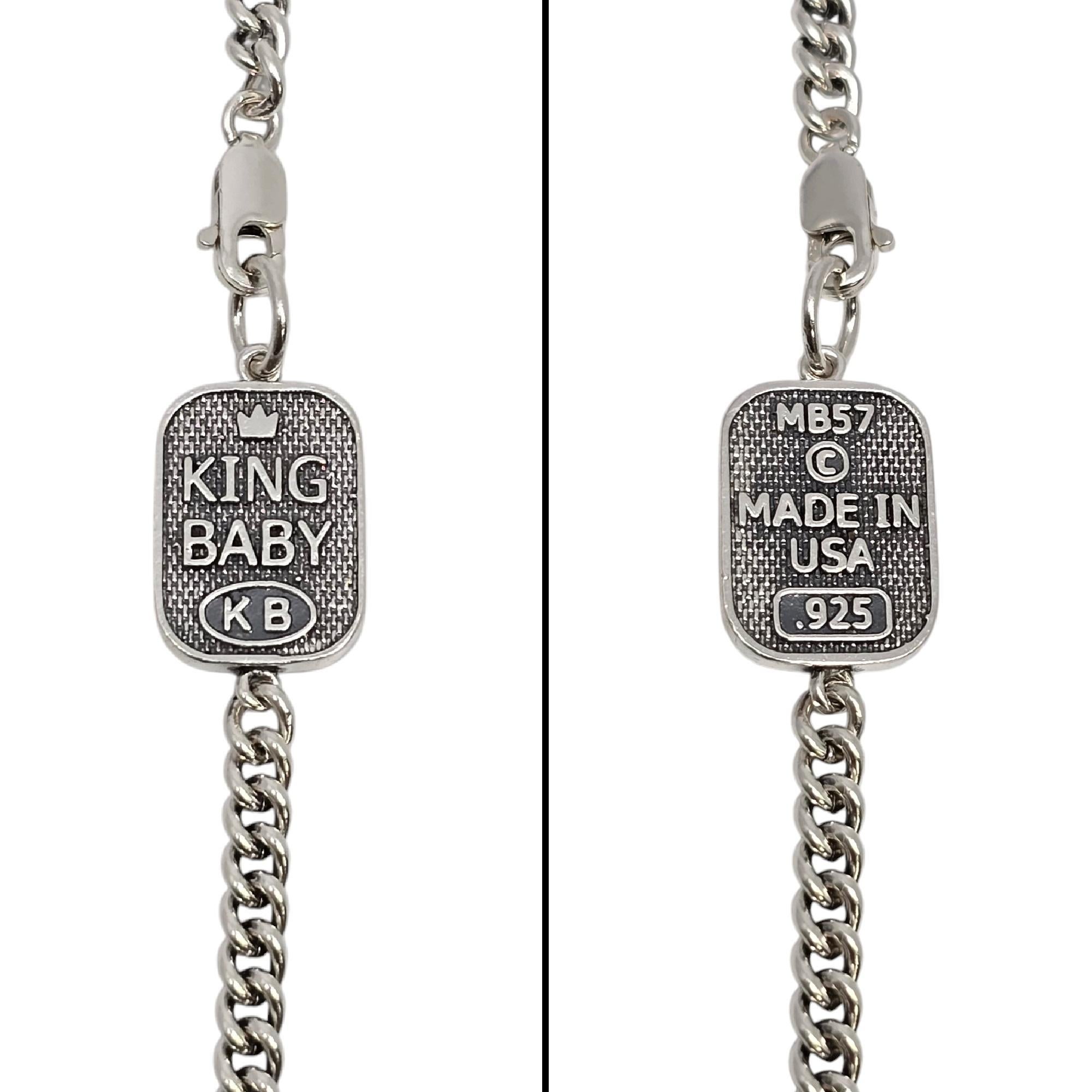 King Baby Sterling Silver 24