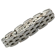 Used King Baby Sterling Silver Rotor Link Bracelet