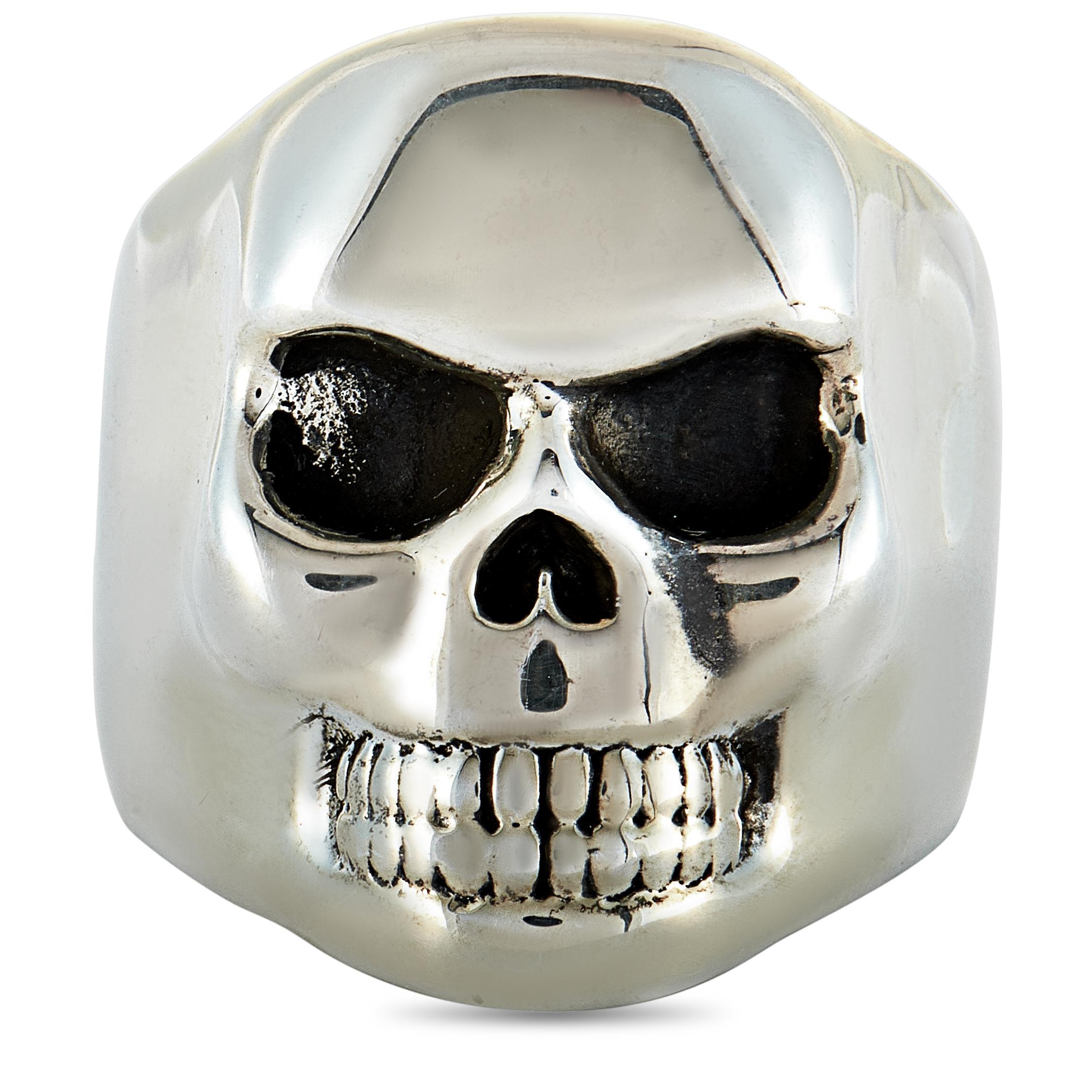 King Baby Sterling Silver Skull Ring 1