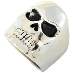 Used King Baby Sterling Silver Skull Ring