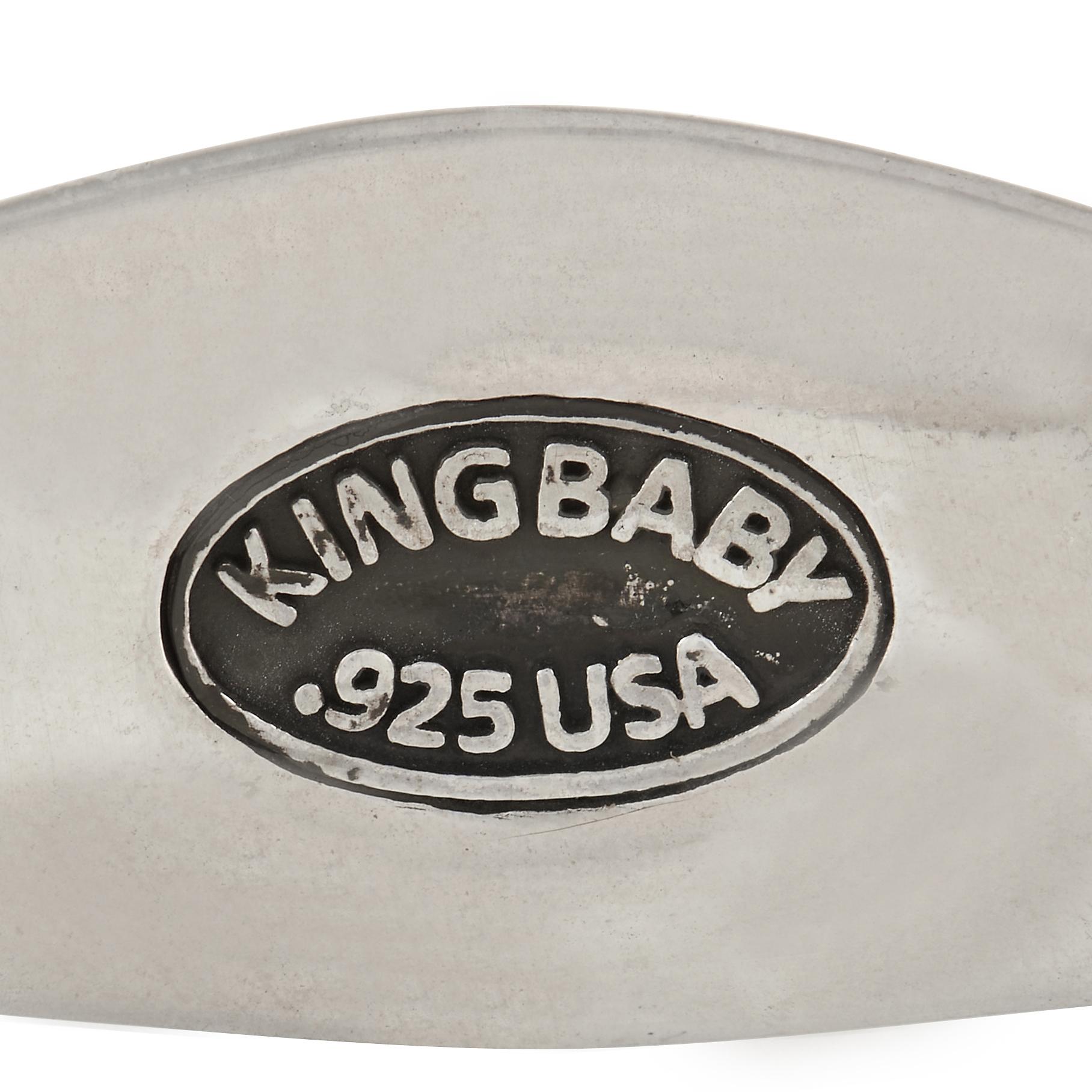 King Baby Türkis Manschettenarmband im Zustand „Neu“ im Angebot in Southampton, PA