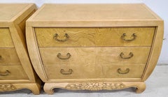 King Burl Wood Nightstands by Century Furniture