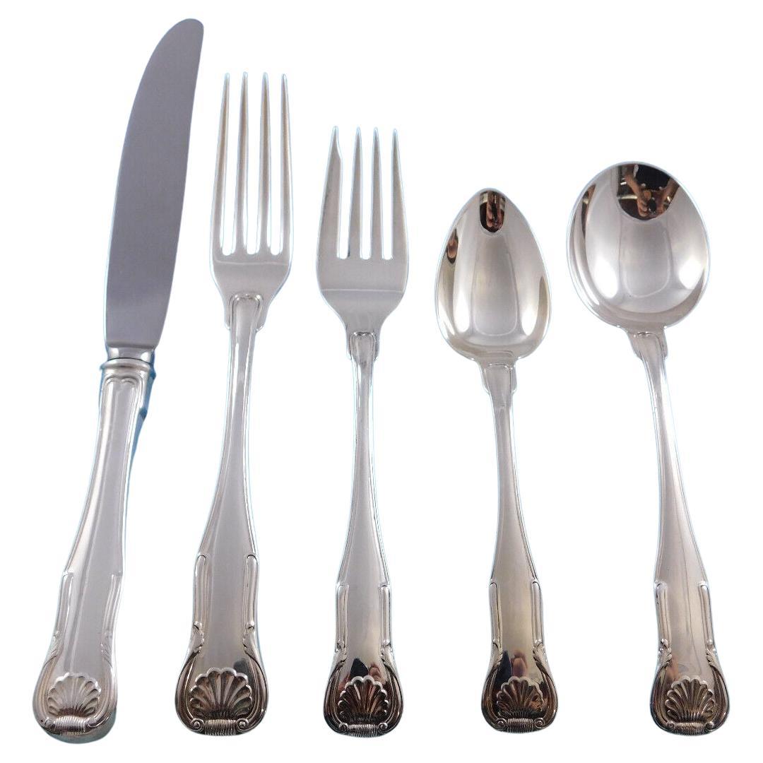 King by Kirk Stieff Sterling Silver Flatware Set Service 42 Pieces No monograms For Sale
