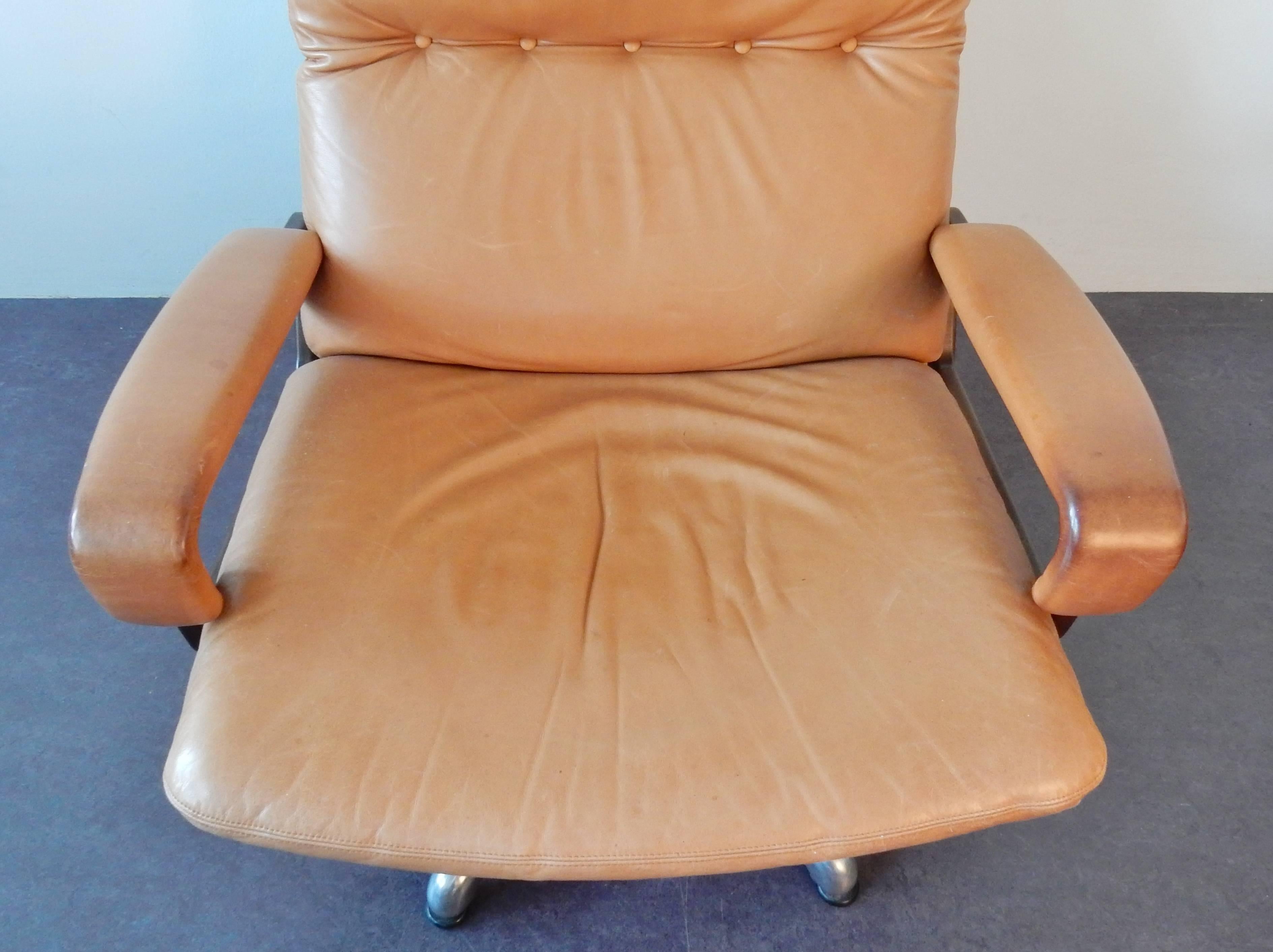 Late 20th Century 'King' Chair by André Vandenbeuck for Strässle, Switzerland, 1970s