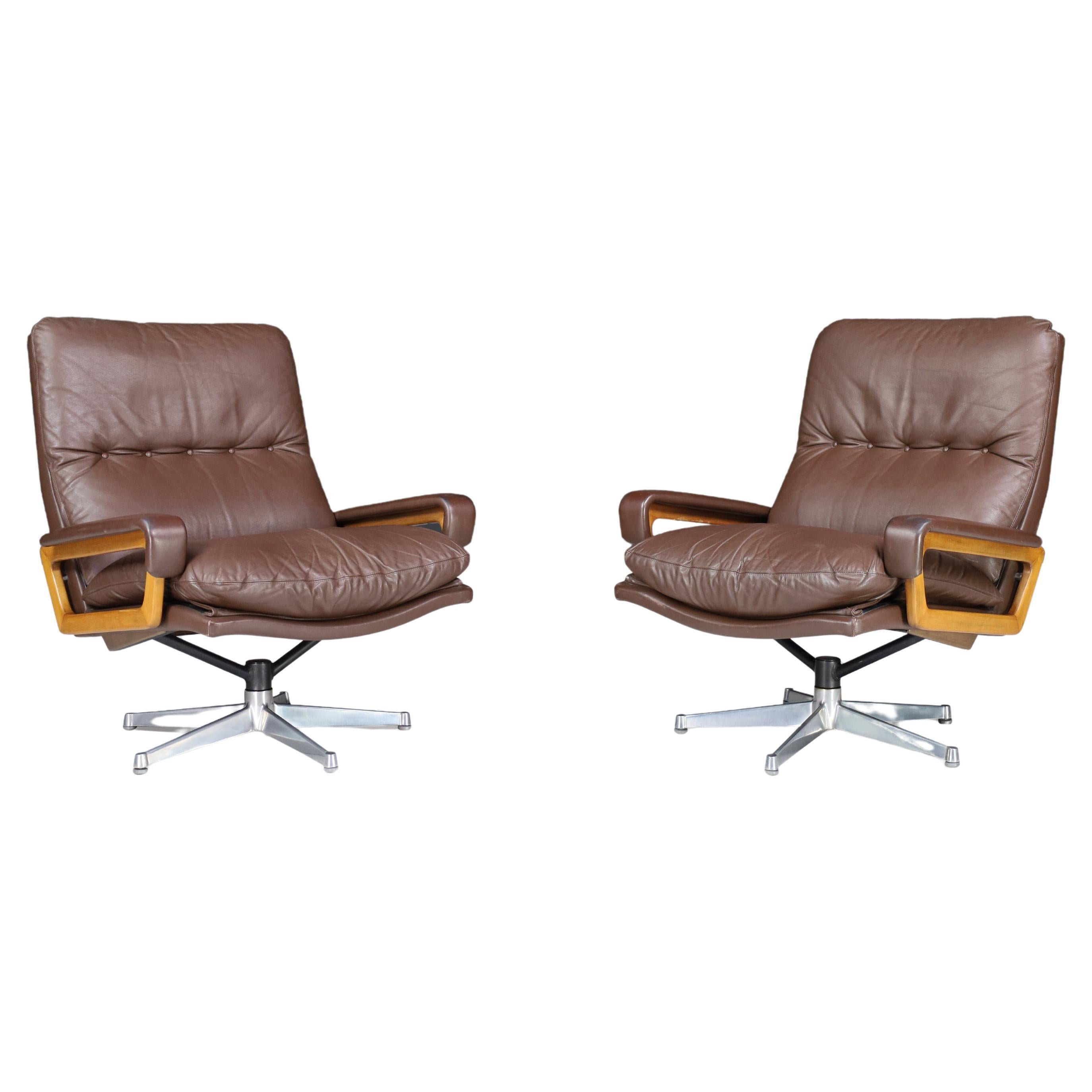 'King' Chairs by André Vandenbeuck for Strässle, Switzerland, 1970s